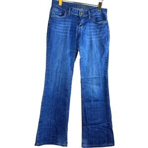 Express Jeans Straight Bootcut Blue Denim Size 4